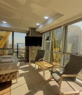 Kartal Apartment | DAP Vazo Kule Residence on the 17th floor with a view of the Princes' Islands
