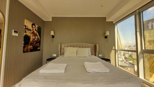 Kartal Apartment | DAP Vazo Kule Residence on the 17th floor with a view of the Princes' Islands