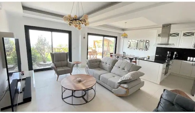 Brand New Home with Gorgeous Sea View & Yard in Bogazici