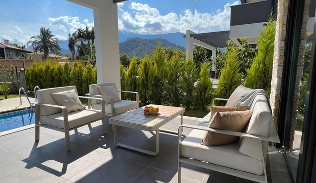 Villa 400 Marina 4+1 in Camyuva close to sea with heated pool