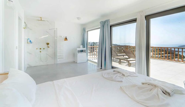 Sea Duplex Villa with Terrace 3 min to Beach in Bodrum