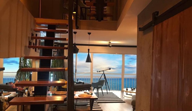 180° Luxury Sea and Mountain View Apartment in Downtown 6 min walk to the beach in Antalya