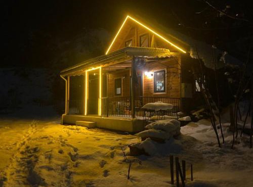 Wooden House in Greenery in Macka