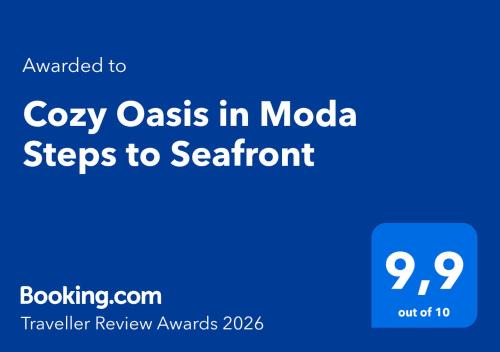 Cozy Oasis in Moda Steps to Seafront in Istanbul